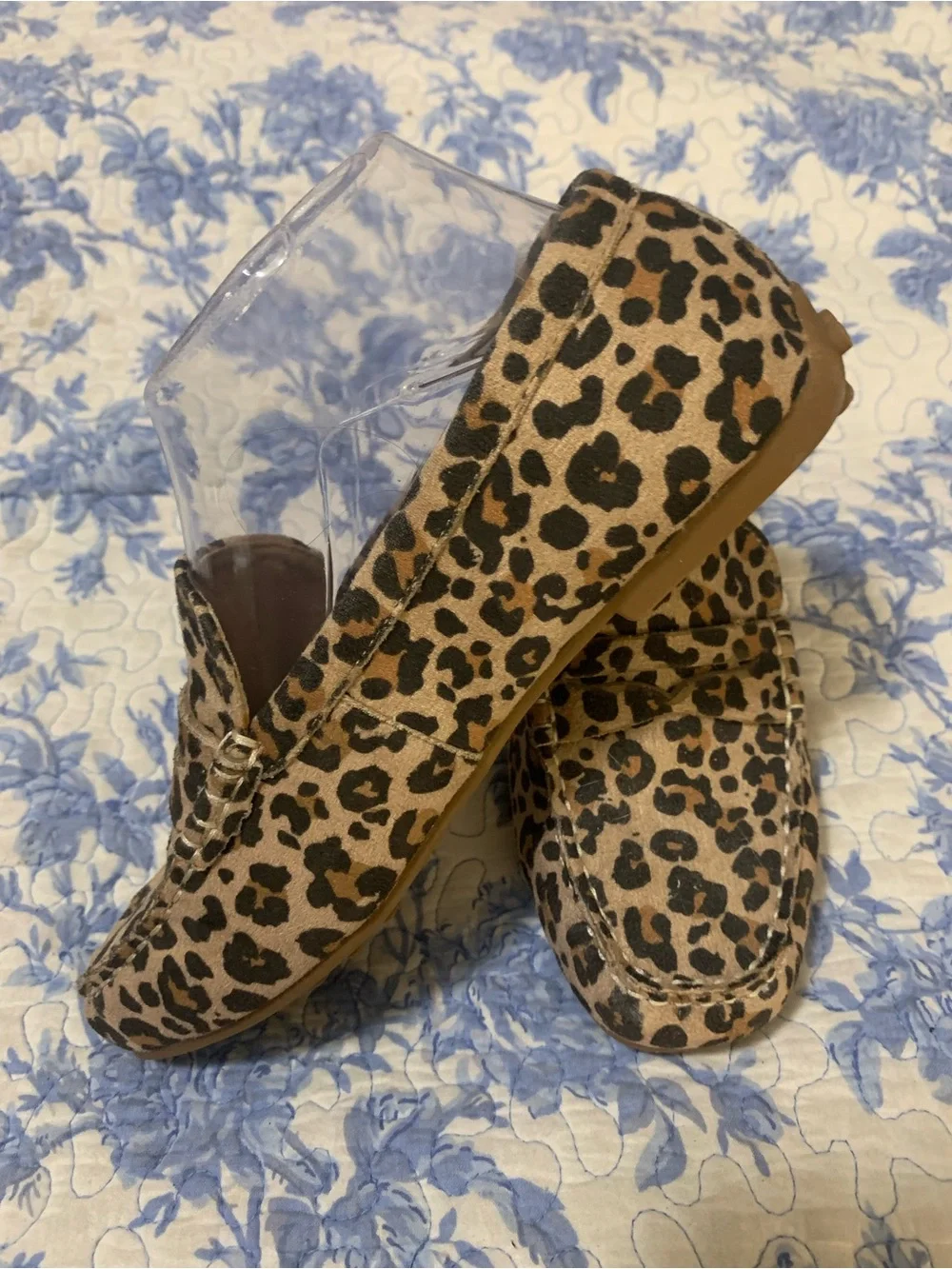 Isaac Mizrahi Leopard Print Loafers in Tan and Black